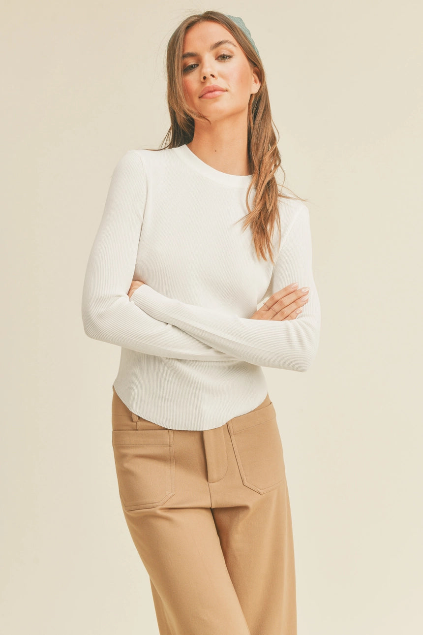 Luxe Ribbed Top