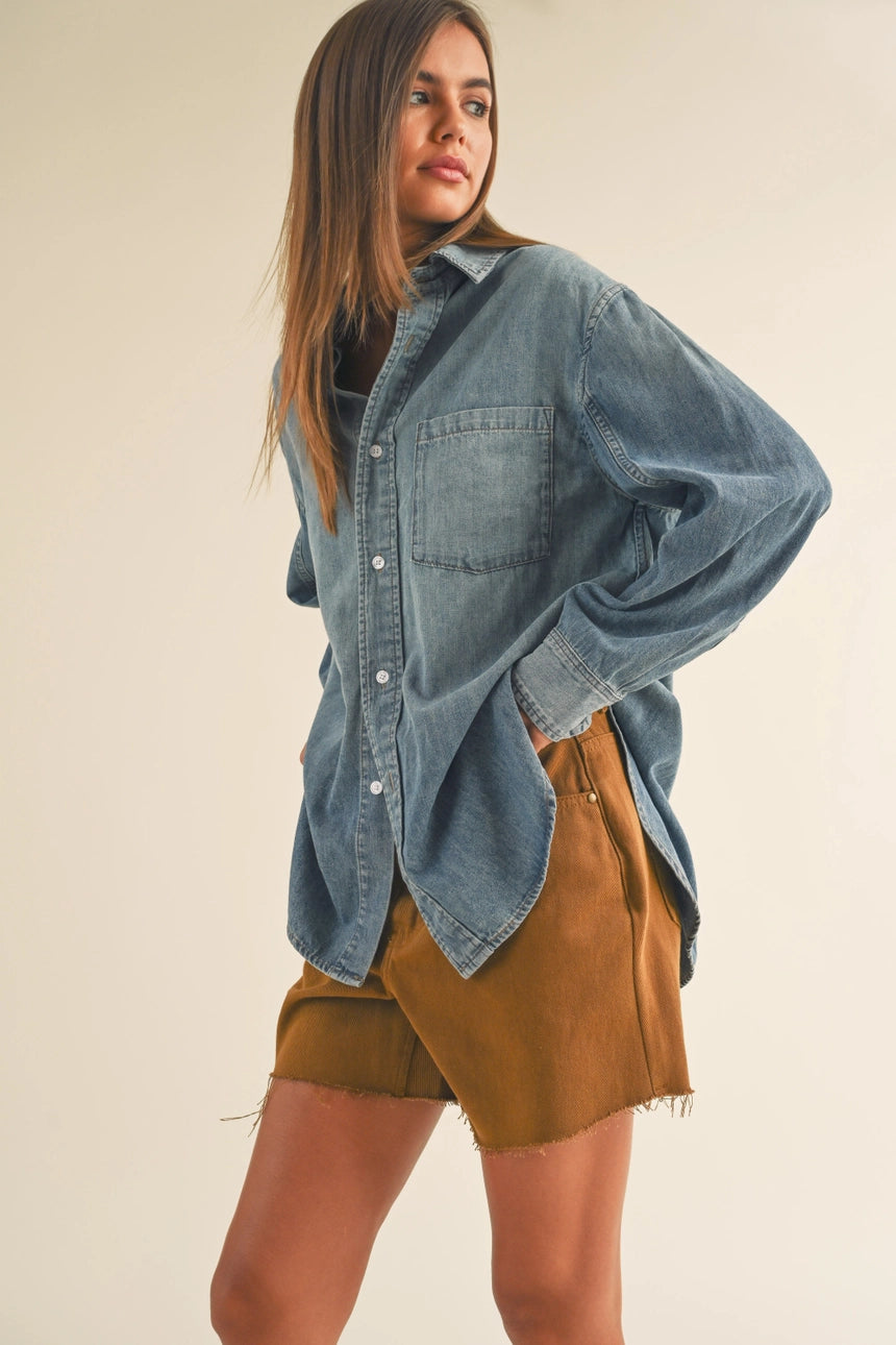 Chambray Button Down