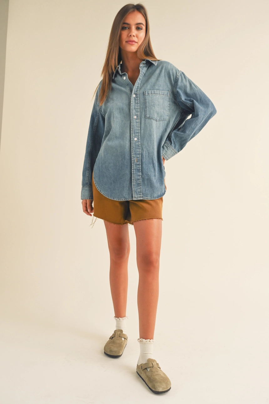 Chambray Button Down