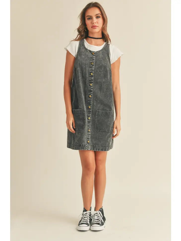 Button-Down Mini Dress