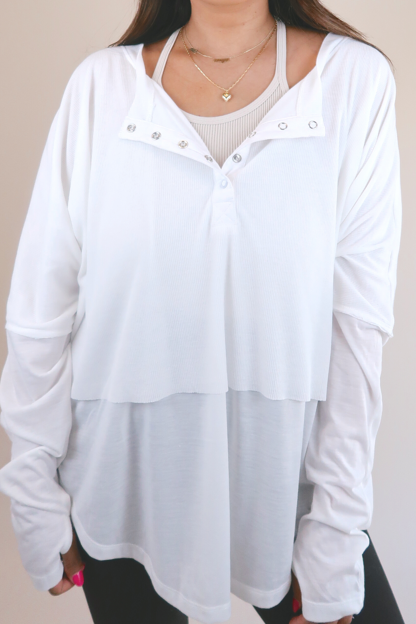 FP Movement Twice as Nice Henley-Final Sale