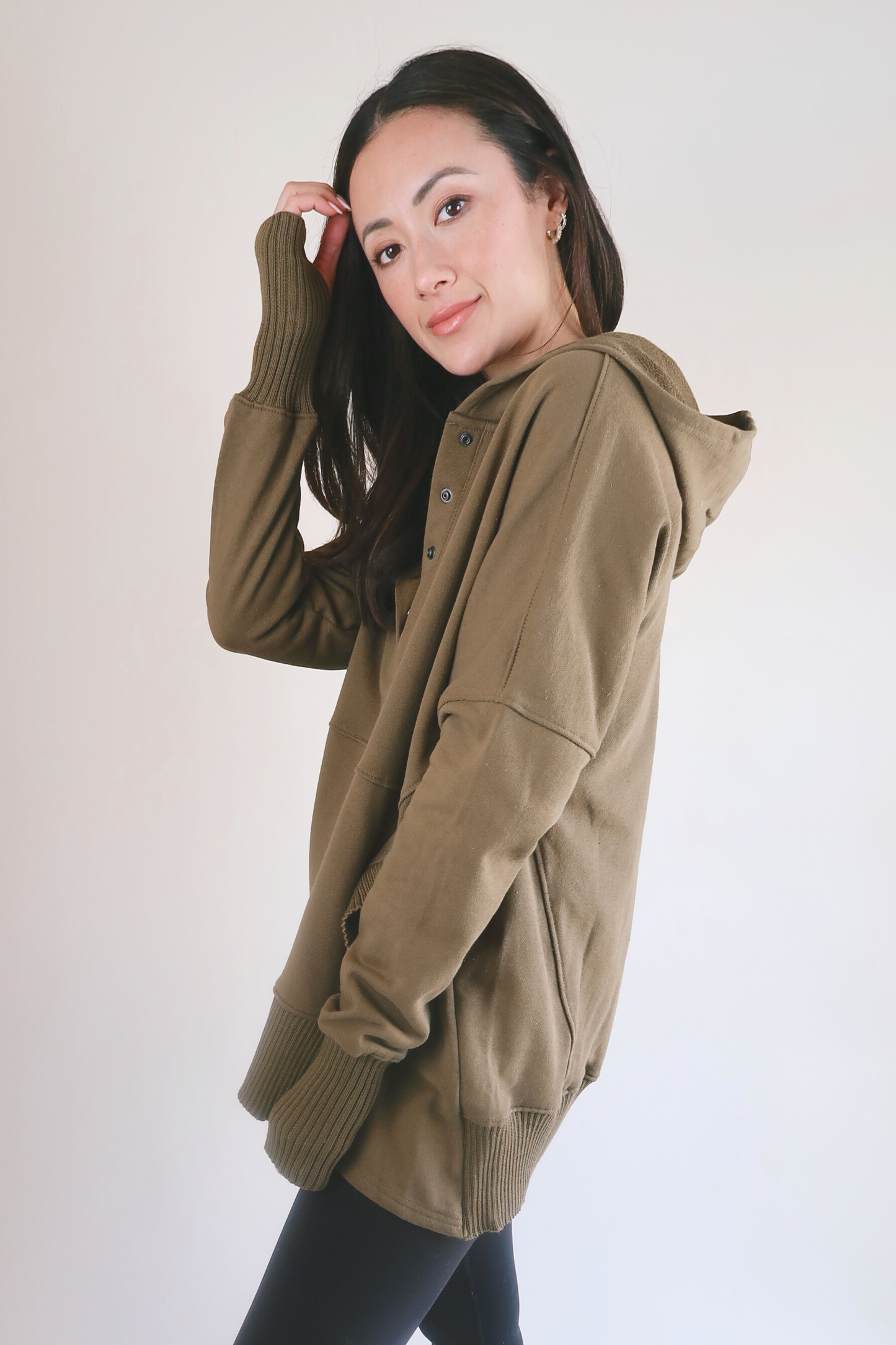 Perfectly Oversized French Terry Hoodie