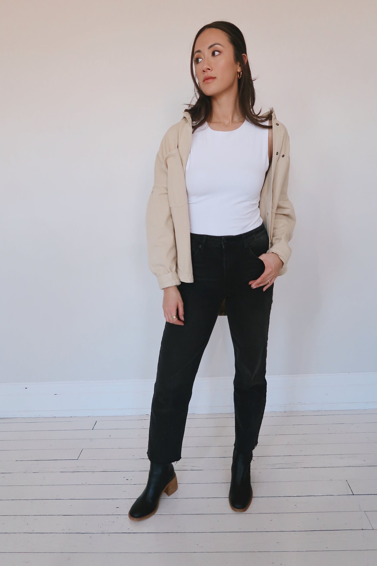 Night Out Black Washed Denim-FINAL SALE