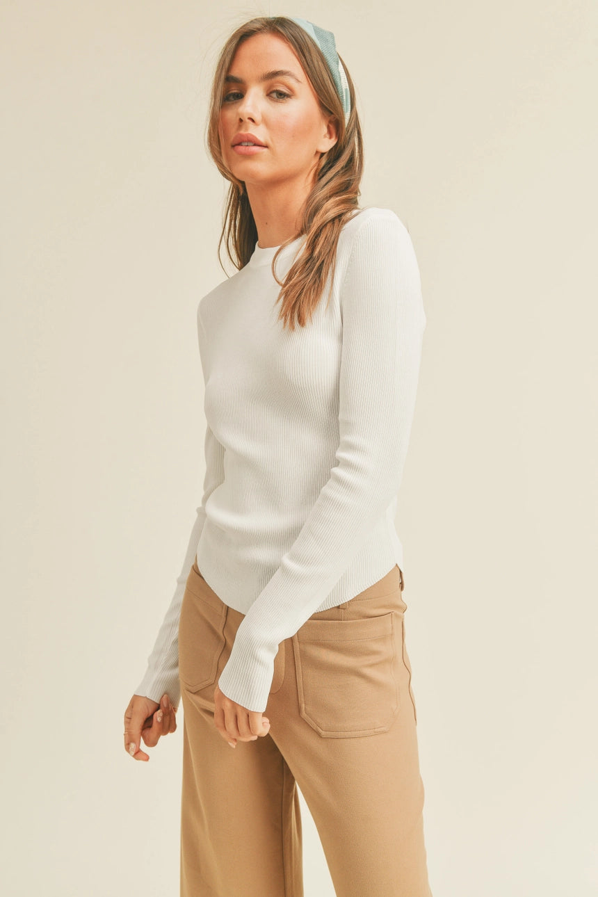 Luxe Ribbed Top