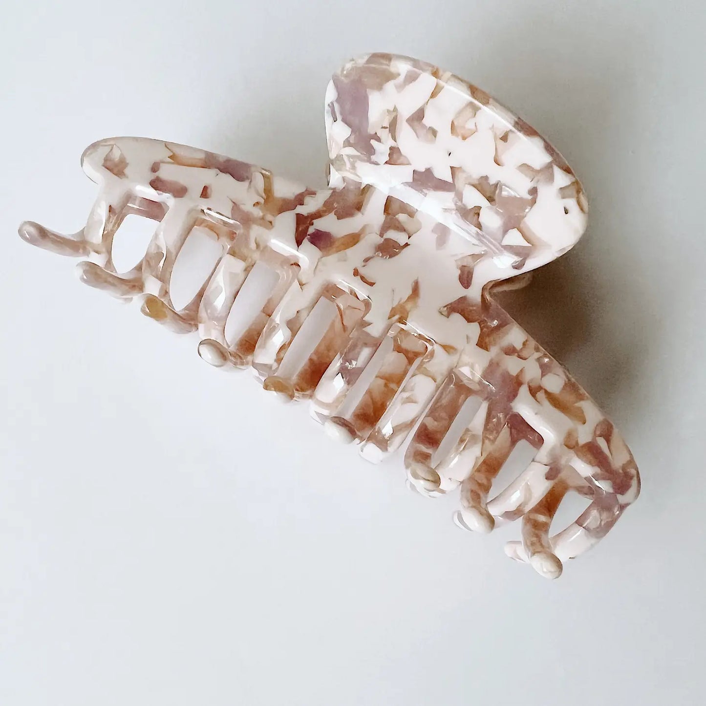 Speckled Blush Claw Clip