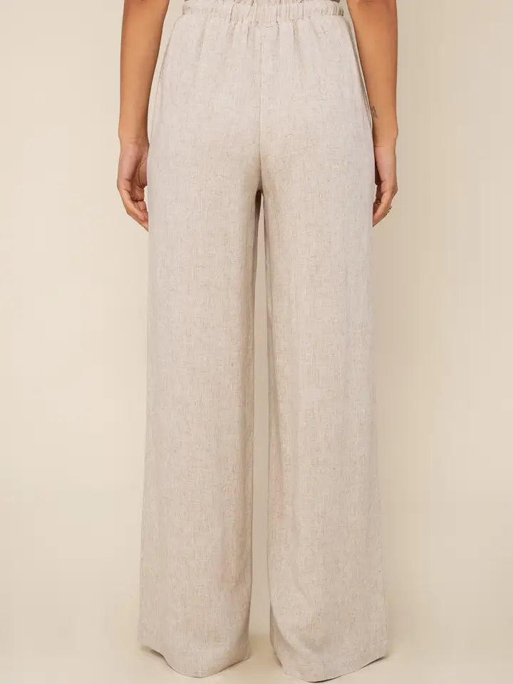 Linen Drawstring Pants